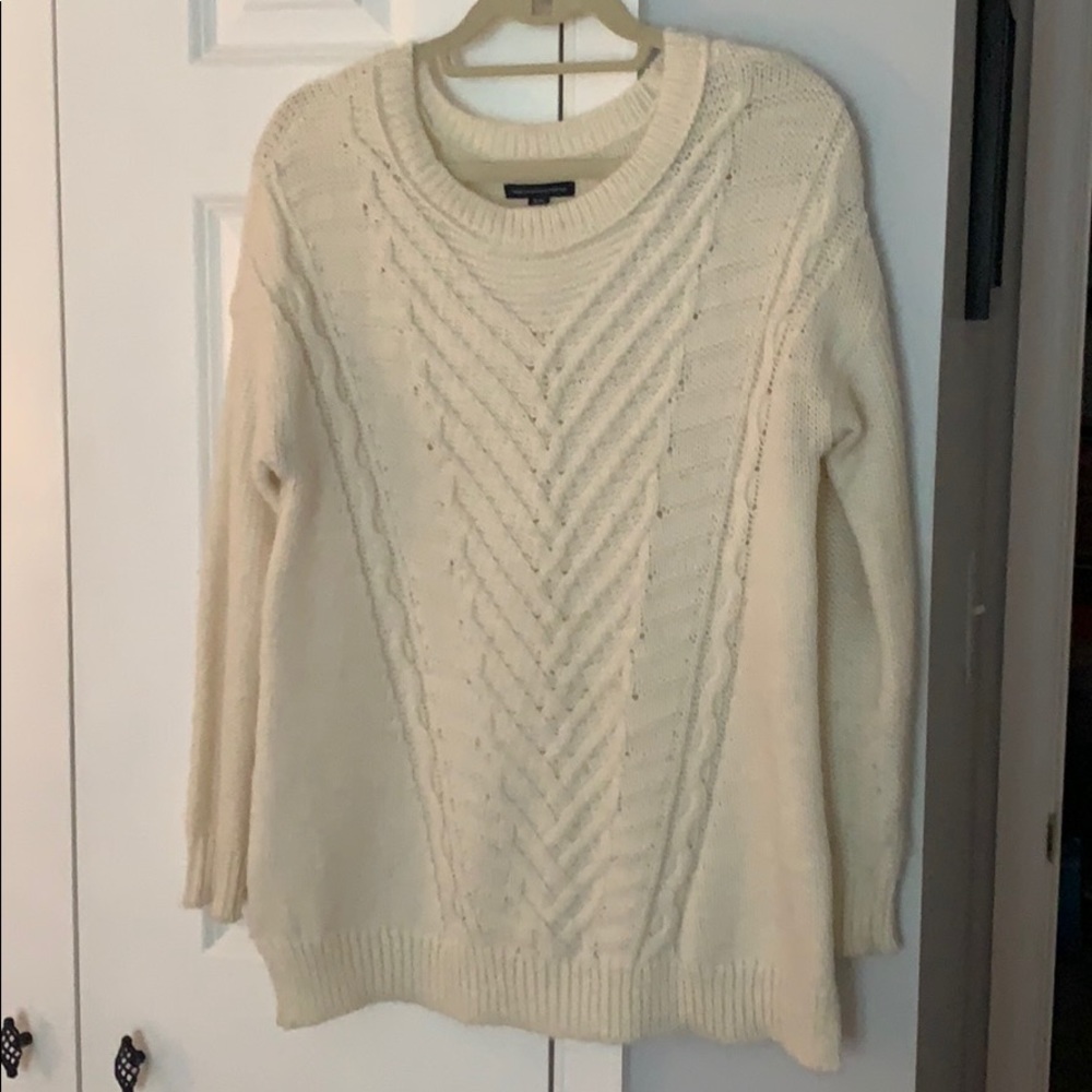 American Eagle Cream Sweater